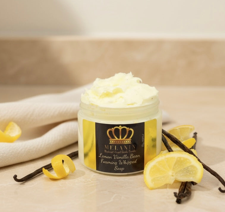 Lemon Vanilla Bean Foaming Whipped Soap