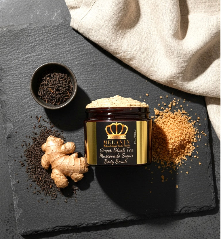 Ginger Black Tea Muscovado Sugar Body Scrub